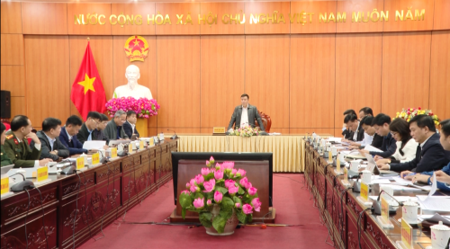 Họp thẩm định xã Việt Hồng, huyện Bắc Quang đạt chuẩn Nông thôn mới