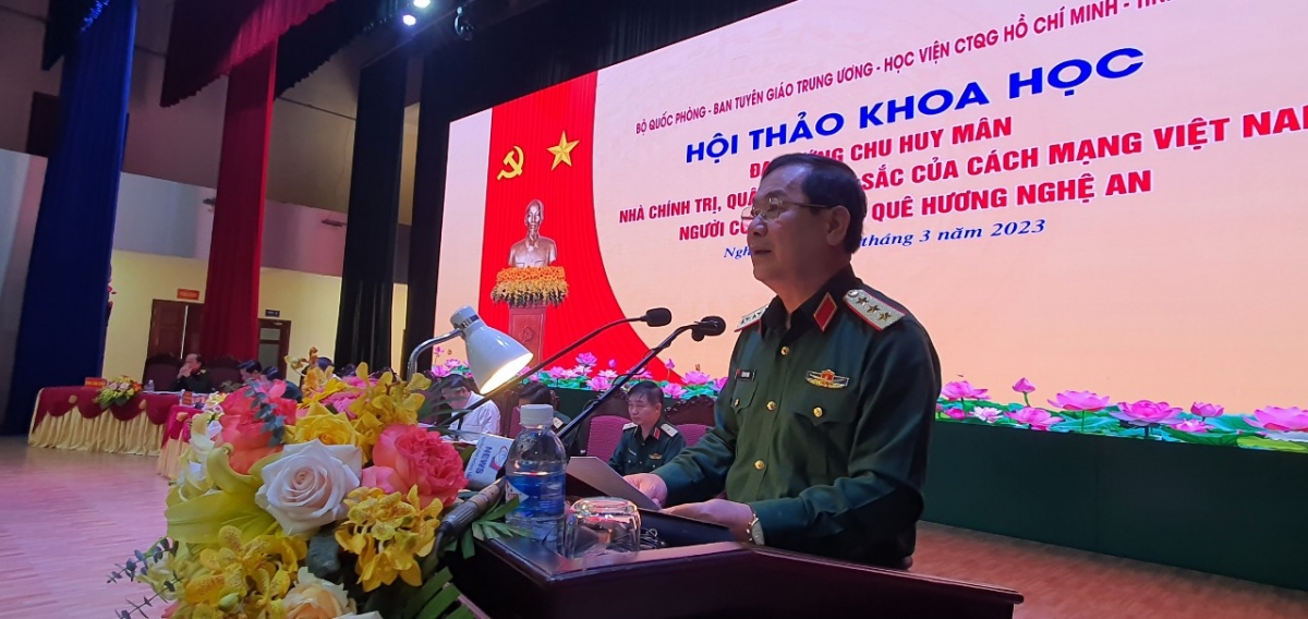 Hội thảo khoa học: “Đại tướng Chu Huy Mân - nhà chính trị, quân sự xuất sắc"