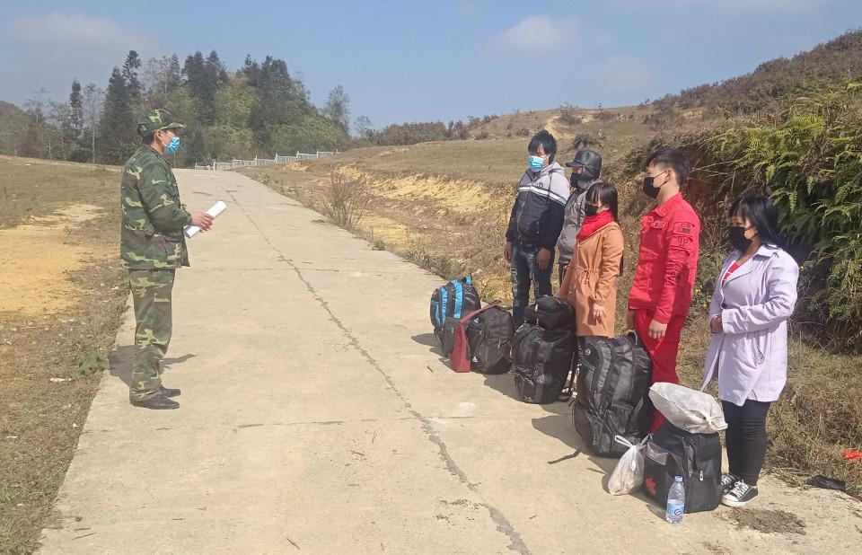 BĐBP Hà Giang liên tiếp bắt giữ và cách ly nhiều 
công dân nhập cảnh trái phép