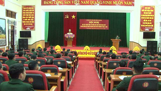 Đảng bộ BĐBP tỉnh quán triệt Nghị quyết Đại hội Đảng bộ tỉnh lần thứ XVII