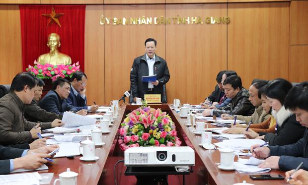 Chủ tịch UBND tỉnh Nguyễn Văn Sơn chủ trì họp đánh giá tình hình thực hiện chương trình phát triển các đô thị xanh
