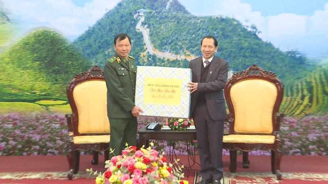 Bộ tư lệnh Bộ đội Biên phòng thăm, chúc tết tại tỉnh Hà Giang