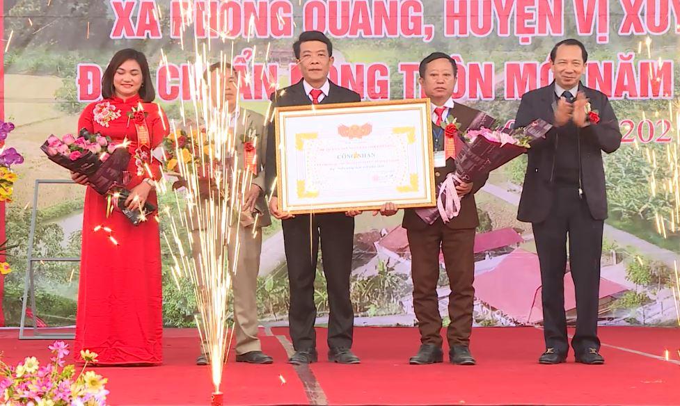Lễ công nhận xã Phong Quang, huyện Vị Xuyên đạt chuẩn Nông thôn mới
