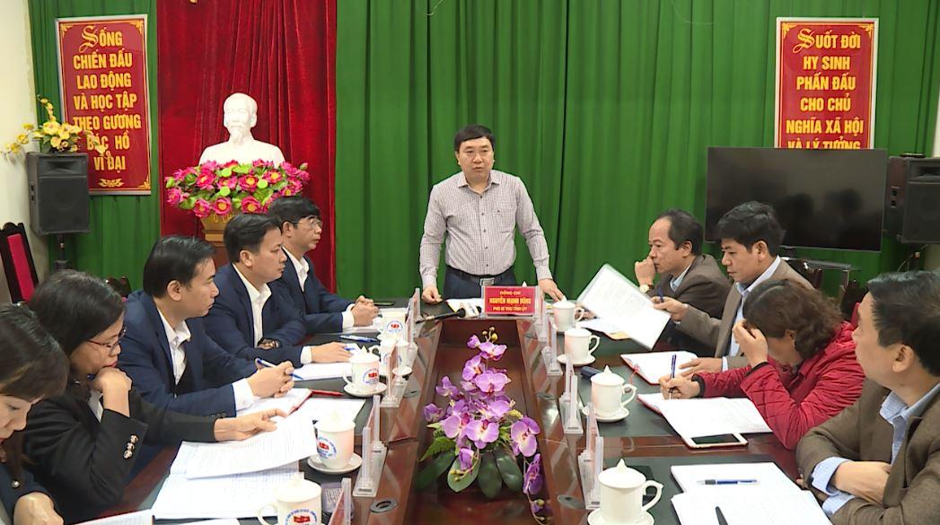 Phó Bí thư Tỉnh ủy Nguyễn Mạnh Dũng làm việc với Đảng ủy khối các Cơ quan - Doanh nghiệp