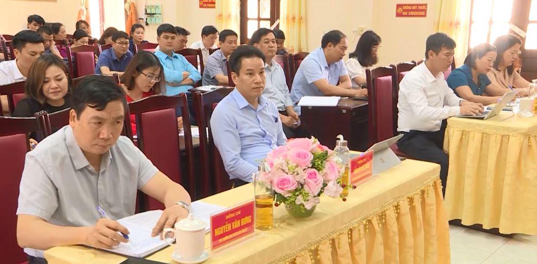 Trưởng ban Tuyên giáo tỉnh ủy Vũ Mạnh Hà làm việc với Sở GD&ĐT