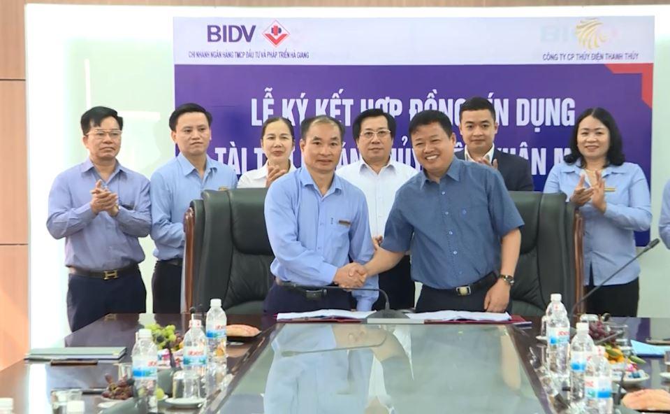Ký kết hợp đồng tín dụng tài trợ dự án thủy điện Xuân Minh