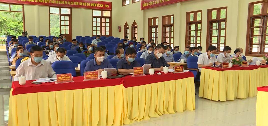 Đoàn công tác số 01 BTV Tỉnh ủy làm việc tại xã Sà Phìn, huyện Đồng Văn