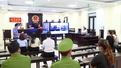 Tòa án Nhân dân tỉnh Hà Giang thực hiện Nghị quyết 33 về tổ chức phiên tòa trực tuyến