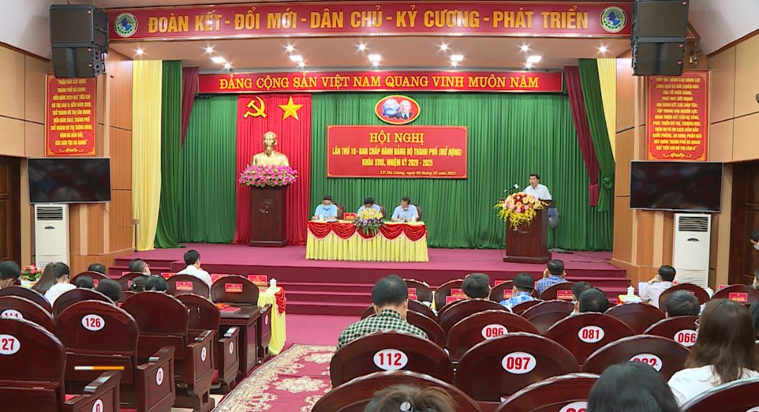 Hội nghị BCH Đảng bộ TP Hà Giang lần thứ X (Mở rộng)