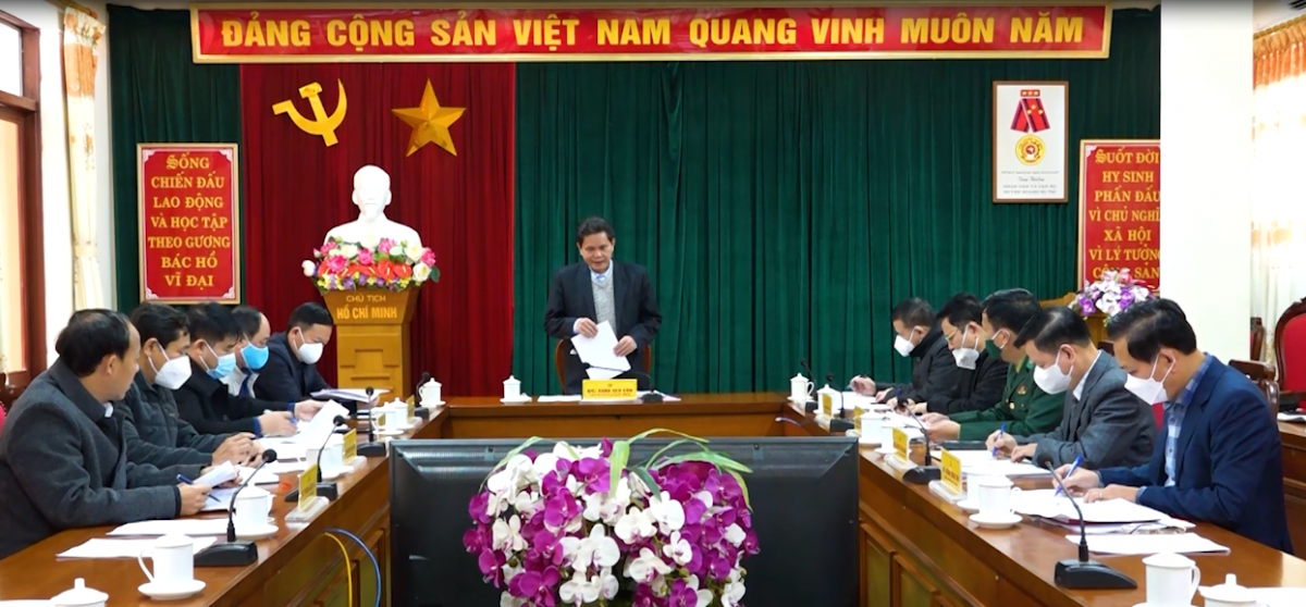 Tổng kết hoạt động Đoàn công tác 198 theo dõi, chỉ đạo Đảng bộ huyện Hoàng Su Phì
