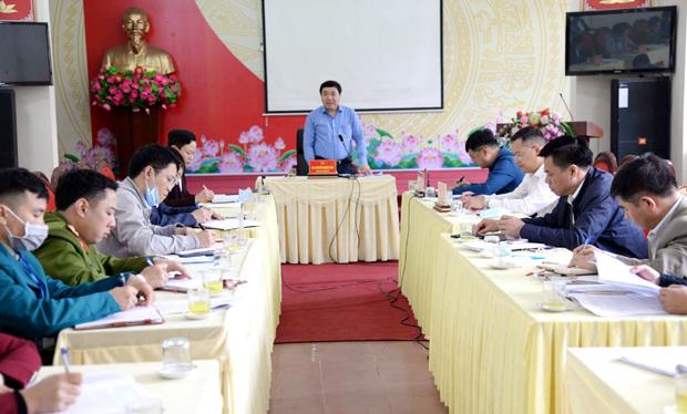 Đoàn công tác của BTV Tỉnh ủy làm việc với xã Phương Thiện, TP Hà Giang