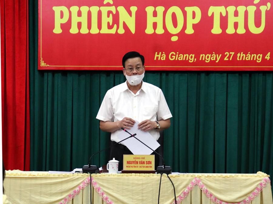 Phiên họp thứ 3, Ủy ban bầu cử tỉnh Hà Giang