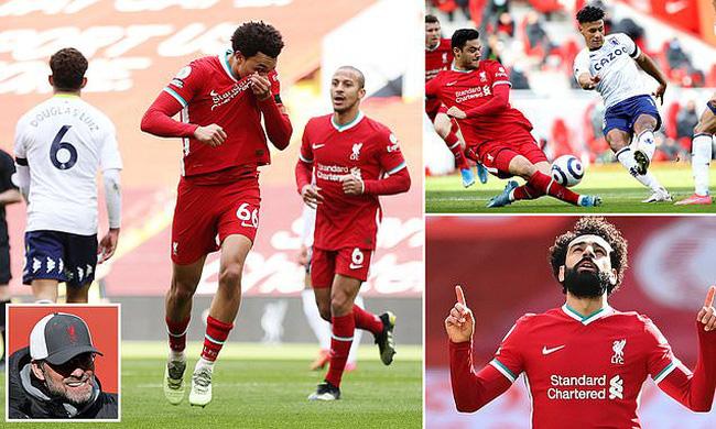 Liverpool 2-1 Aston Villa: Ngược dòng vất vả, Liverpool bám sát top 4