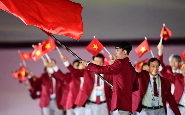 SEA Games 32: Kình ngư Huy Hoàng được chọn là người cầm cờ của Đoàn Thể thao Việt Nam   - Ảnh 2.