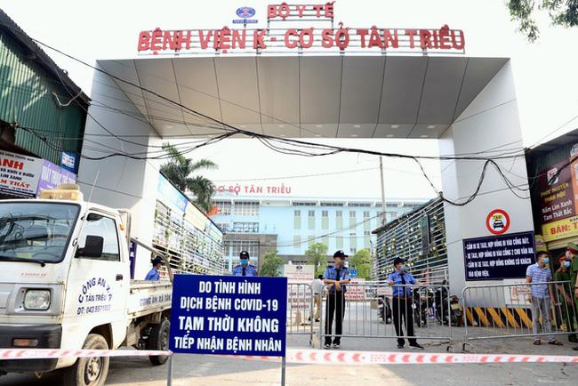 Bệnh viện K Tân Triều bất ngờ được phong tỏa, dừng nhận bệnh nhân