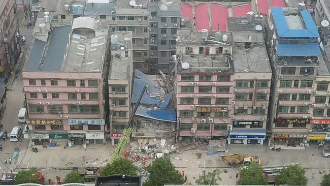 Vụ sập nhà ở Trung Quốc: Số người thiệt mạng tăng lên 53, kết thúc chiến dịch tìm kiếm cứu hộ
