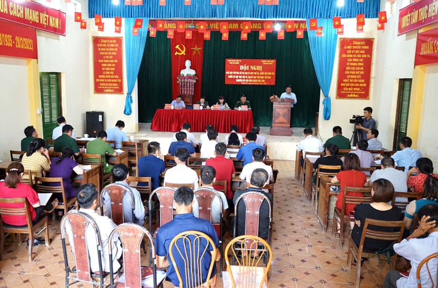 Đoàn ĐBQH tỉnh tiếp xúc cư tri sau Kỳ họp thứ 3 tại xã Tùng Vài, huyện Quản Bạ