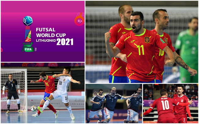 Lịch thi đấu và trực tiếp Vòng 1/8 FIFA Futsal World Cup Lithuania 2021™ hôm nay: Tâm điểm Bồ Đào Nha, Tây Ban Nha