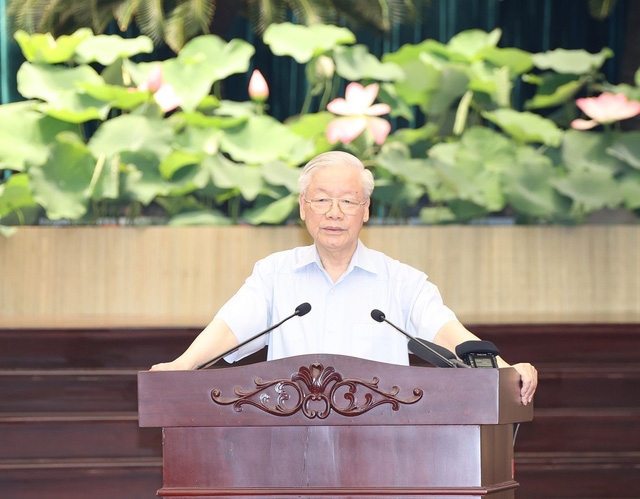 Tổng Bí thư: Phát huy hơn nữa vai trò đầu tàu của TP Hồ Chí Minh, động lực phát triển vùng Đông Nam Bộ và cả nước - Ảnh 3.