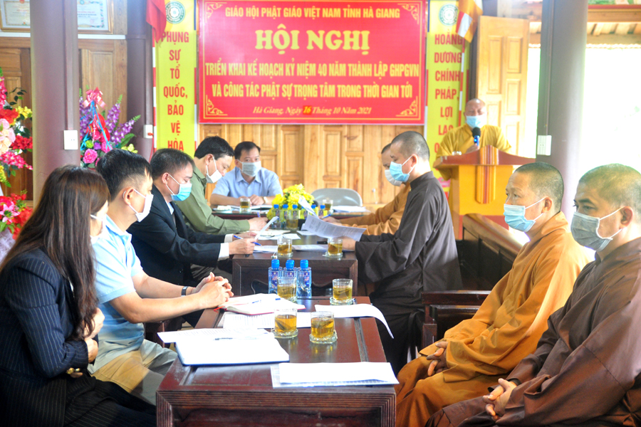 Triển khai kế hoạch kỷ niệm 40 năm thành lập Giáo hội phật giáo Việt Nam