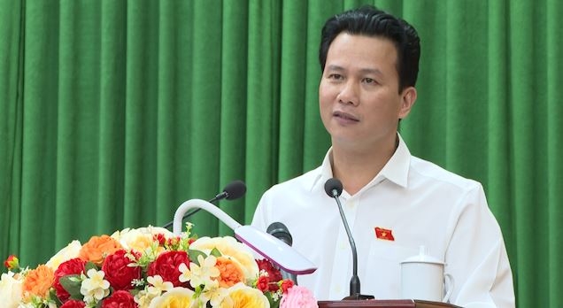 Bí thư Tỉnh ủy Đặng Quốc Khánh tiếp xúc cử tri thành phố Hà Giang