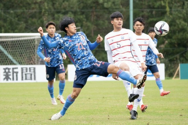 Vòng loại U23 châu Á 2022 | U23 Nhật Bản vùi dập U23 Campuchia - Ảnh 1.