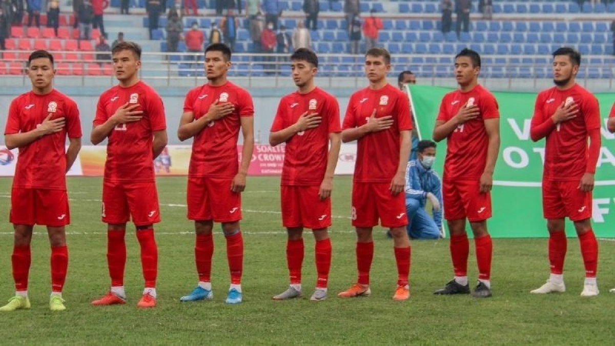 U23 Kyrgyzstan đã có 3 lần tập trung và thi đấu giao hữu trong năm 2021. (Ảnh: KFU). 