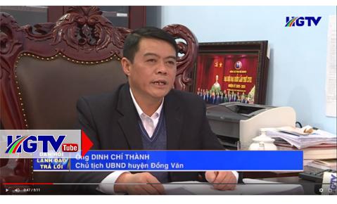 Dân hỏi - lãnh đạo huyện Đồng Văn trả lời - Ngày 26/3/2021
