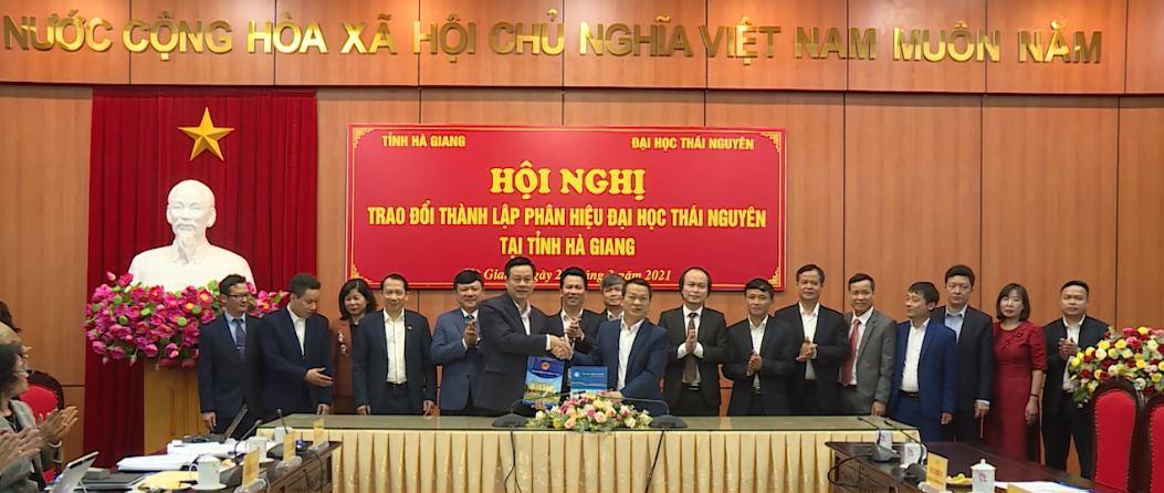 Hội nghị trao đổi thành lập phân hiệu Đại học Thái Nguyên tại tỉnh Hà Giang