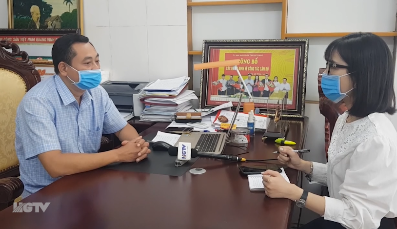 Quyền Giám đốc Sở Y tế trả lời phỏng vấn về công tác phòng chống dịch Covid-19 tại Hà Giang