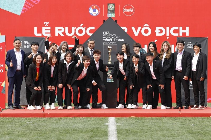 Cúp vàng World Cup nữ đến với Việt Nam