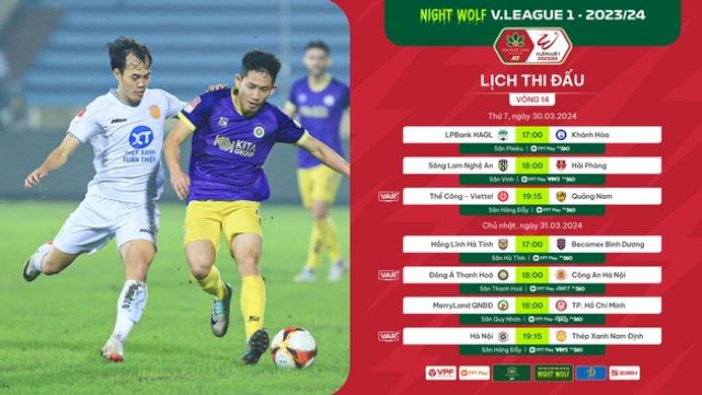 Trước vòng 14 V.League 2023-24 | Hai "điểm nóng"