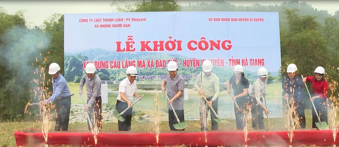 Vị Xuyên: Khởi công Cầu Làng Má, xã Đạo Đức