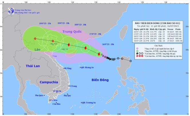 Bão số 1 có thể là cơn bão mạnh ảnh hưởng đến Bắc Bộ trong vài năm gần đây