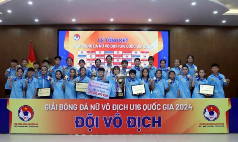 Hà Nội vô địch Giải bóng đá nữ U16 quốc gia