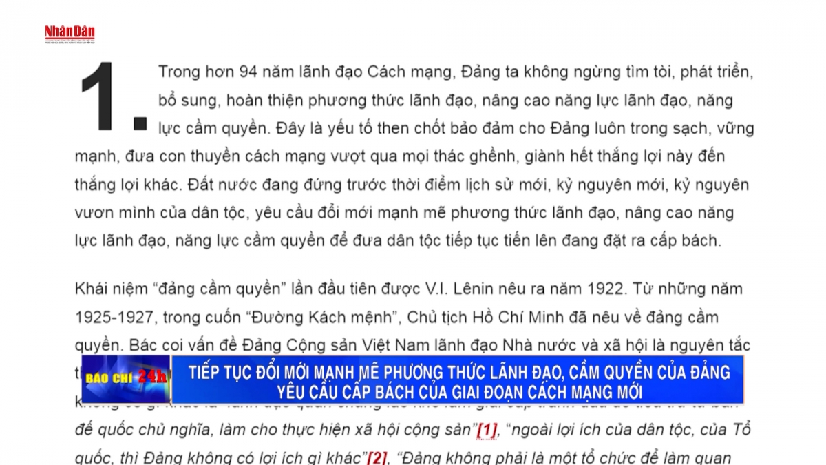 Báo chí 24h - Ngày 17/9/2024