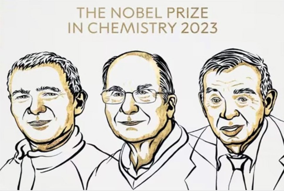 Nobel Hóa học 2023 thuộc về 3 nhà khoa học khám phá 'chấm lượng tử'