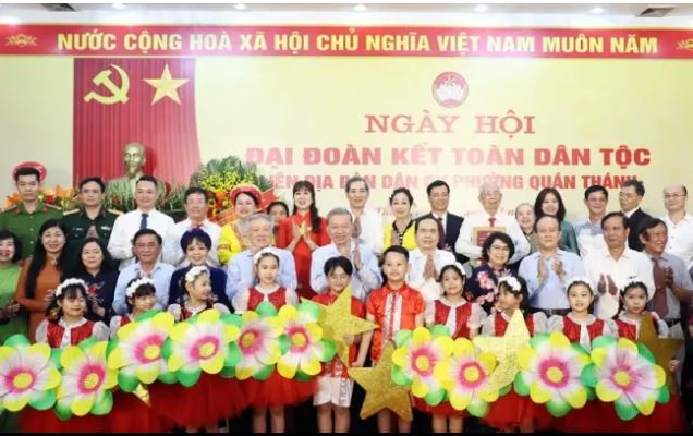 Tổng Bí thư Tô Lâm dự Ngày hội Đại đoàn kết toàn dân tộc tại Hà Nội