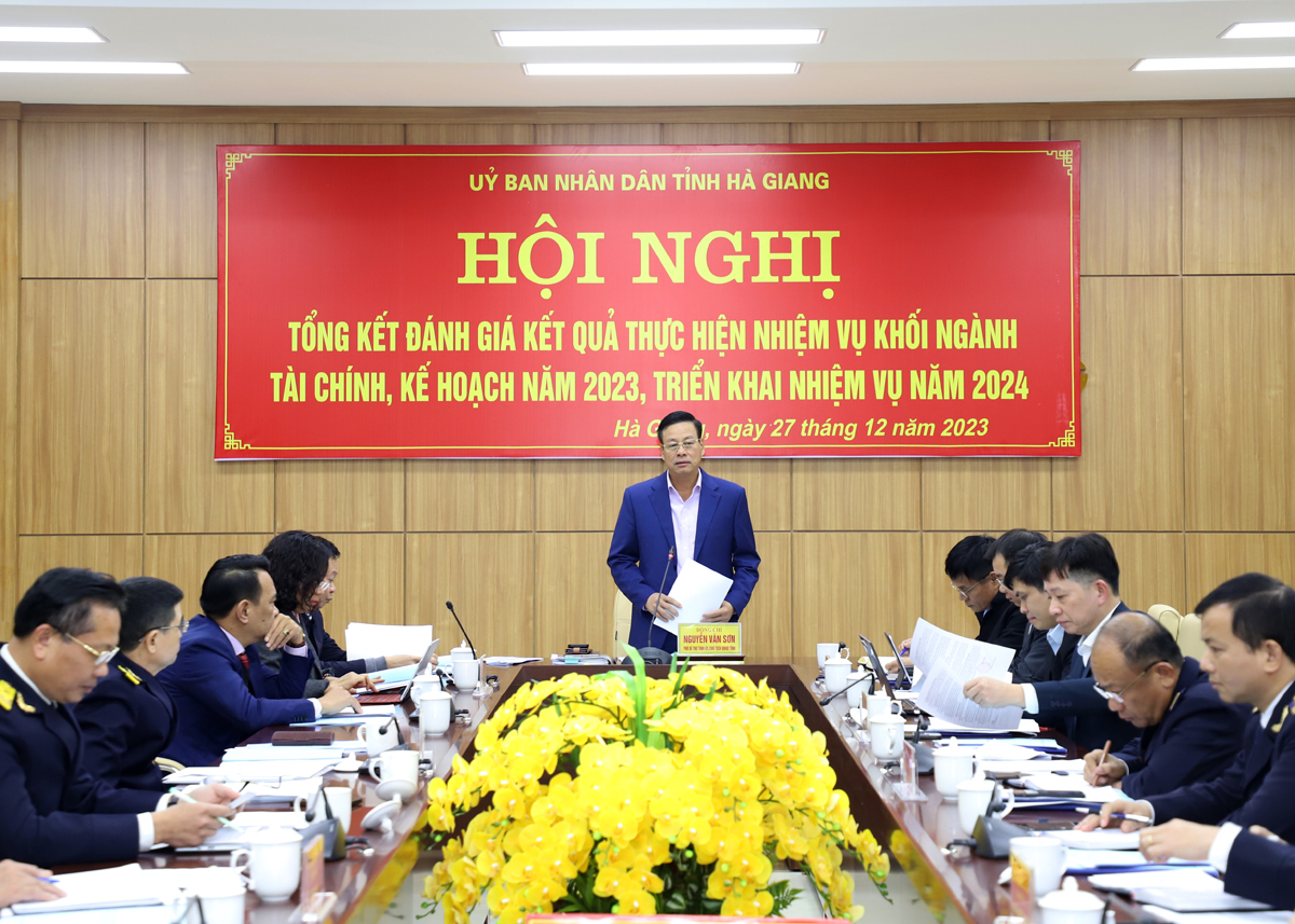 Hội nghị đánh giá kết quả thực hiện nhiệm vụ khối Ngành Tài chính- Kế hoạch