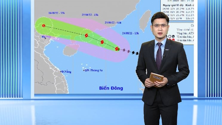 Dự báo thời tiết - Ngày 25/8/2022