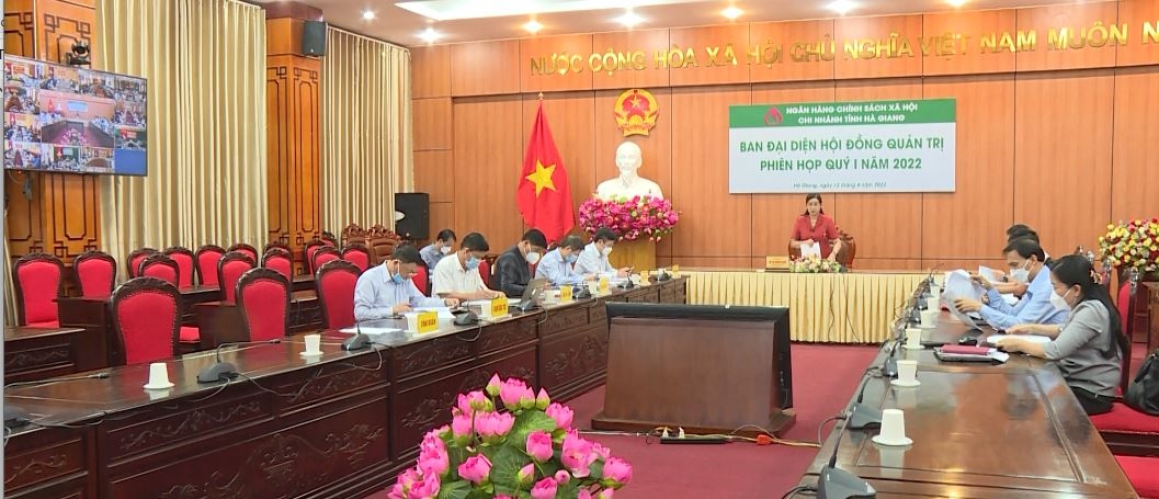 Ban đại diện HĐQT Ngân hàng Chính sách xã hội tỉnh triển khai nhiệm vụ quý II/2022