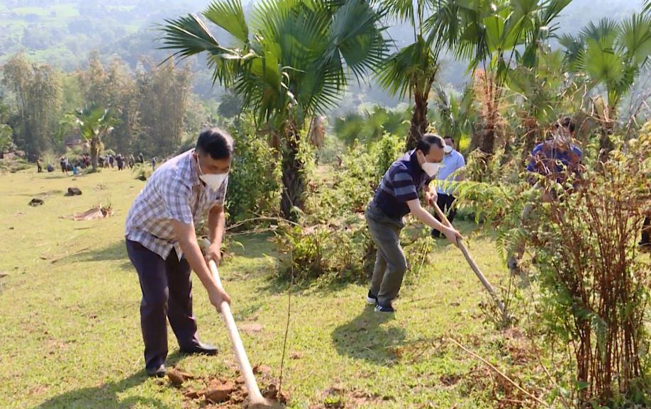 TP Hà Giang: Xã Phương Độ ra quân trồng 10.000 cây xanh