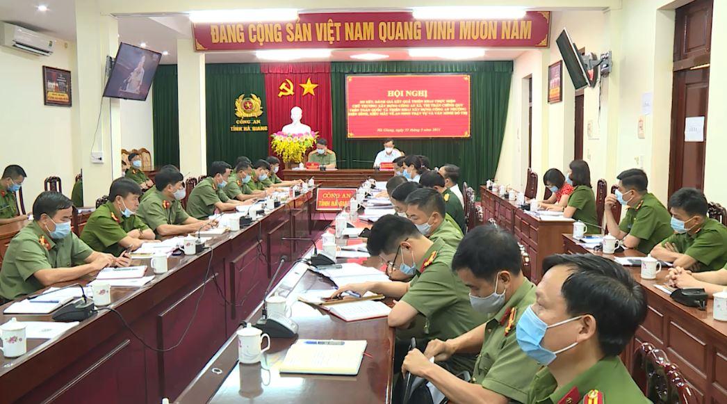 Hội nghị trực tuyến đánh giá kết quả thực hiện chủ trương xây dựng Công an xã, thị trấn chính quy trên toàn quốc