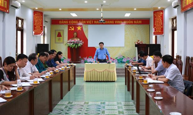 Phó Bí thư Tỉnh ủy Nguyễn Mạnh Dũng làm việc với phường Minh Khai, TP Hà Giang