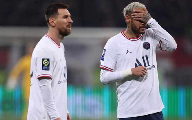 Messi mờ nhạt, Neymar hóa tội đồ, PSG thua sốc Nice