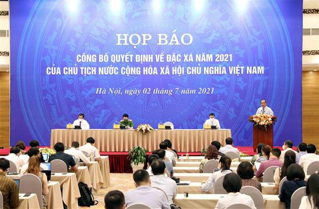 Công bố quyết định về đặc xá năm 2021 của Chủ tịch nước