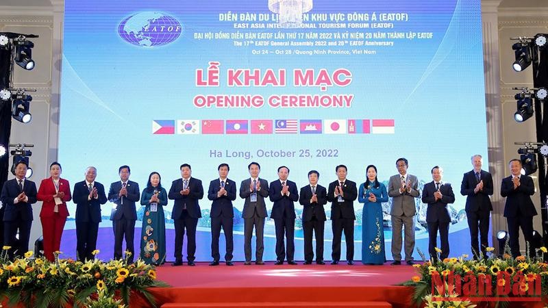 Khai mạc Đại hội đồng Diễn đàn Du lịch liên khu vực Đông Á lần thứ 17 năm 2022